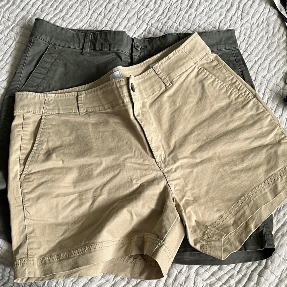 Gap women’s Tan and Olive Shorts